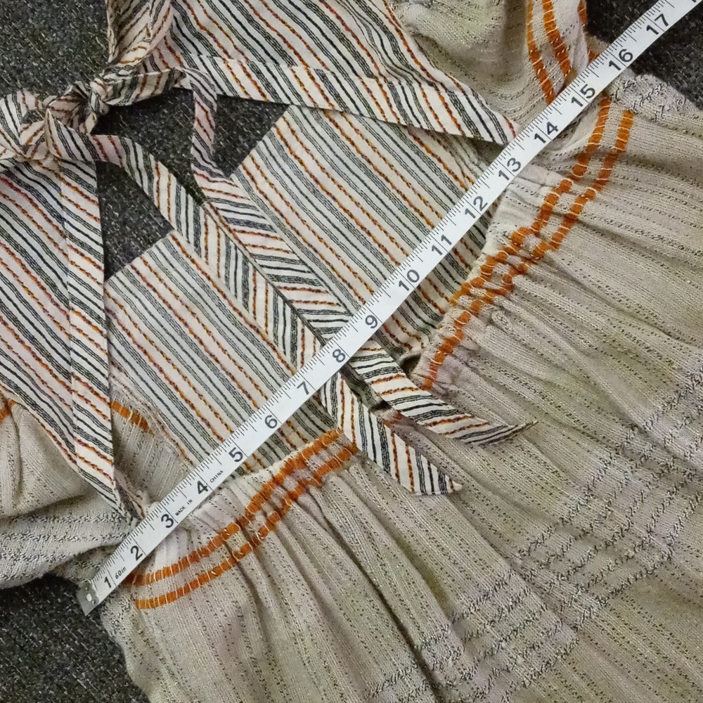 🆕️ 🧡Free People🧡 - Cozy Striped Mini Dress - Picture 15 of 16